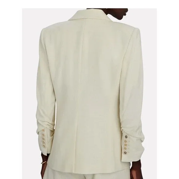 NWOT Veronica Beard Hollis Dickey Size 12 Single-Breasted Blazer in Off White